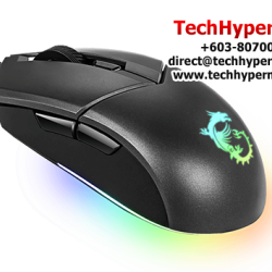 MSI CLUTCH GM11 Gaming Mouse (10 Million Clicks, 6 Button, 5000 dpi)