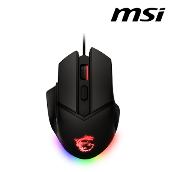 MSI CLUTCH GM20 Gaming Mouse (20 Million Clicks, 6 Button, 6400 dpi)