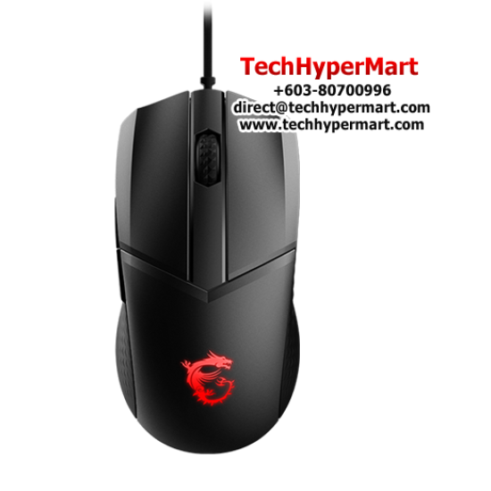 MSI CLUTCH GM41 LIGHTWEIGHT Gaming Mouse (60 Million Clicks, 6 Button, 16000 dpi)