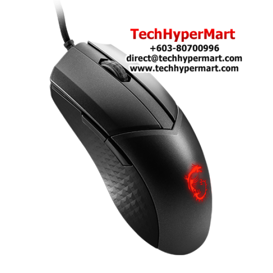 MSI CLUTCH GM41 LIGHTWEIGHT Gaming Mouse (60 Million Clicks, 6 Button, 16000 dpi)