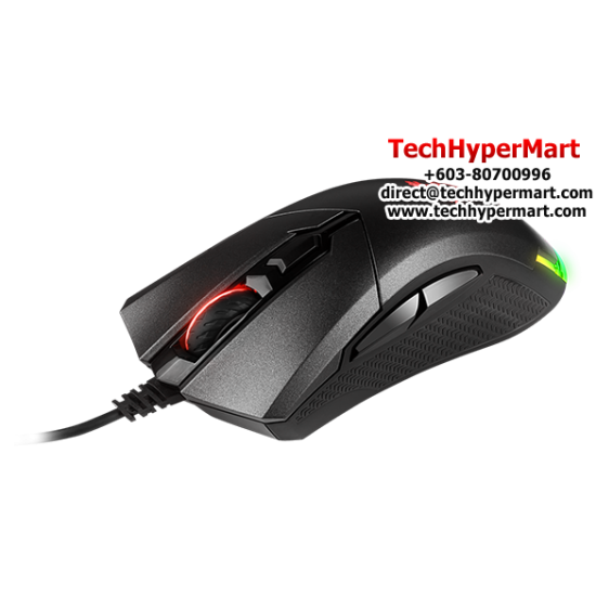MSI CLUTCH GM50 Gaming Mouse (20 Million Clicks, 6 Button, 7200 dpi)