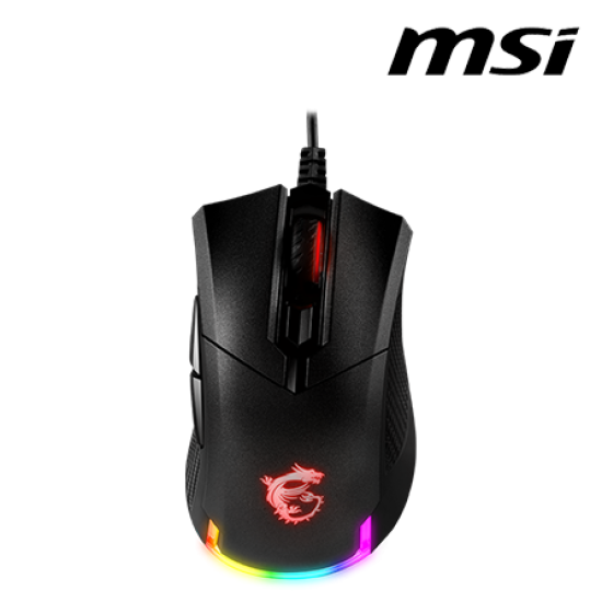 MSI CLUTCH GM50 Gaming Mouse (20 Million Clicks, 6 Button, 7200 dpi)