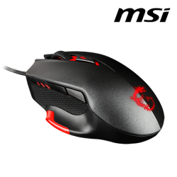  MSI INTERCEPTOR DS300 Gaming Mouse (10 Million Clicks, 6 Button, 8200 dpi)