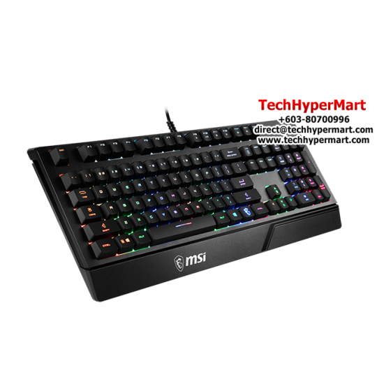 MSI VIGOR GK20 Keyboard (104 Keys, 6 Keys Rollover, 5000CPI)