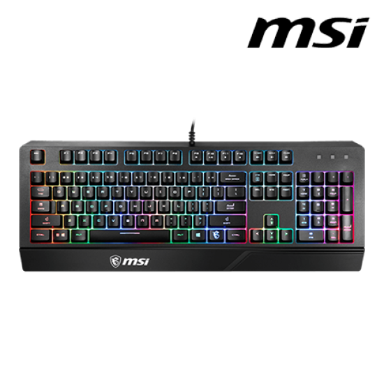 MSI VIGOR GK20 Keyboard (104 Keys, 6 Keys Rollover, 5000CPI)