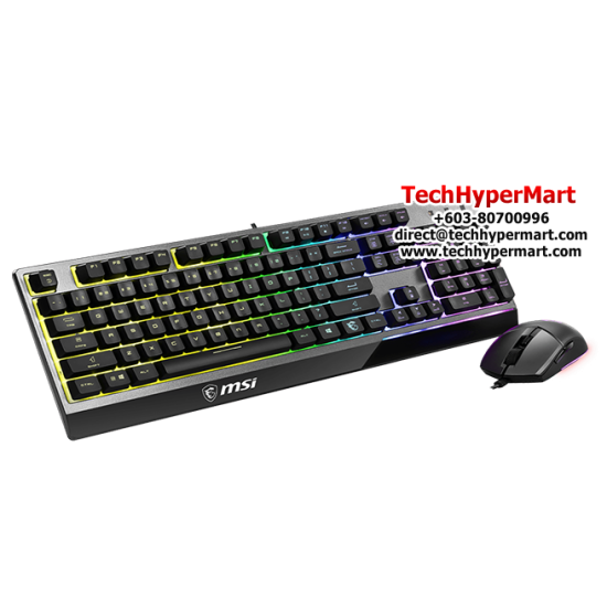 MSI VIGOR GK30 Keyboard & Mouse (104 Keys, 6 Keys Rollover, 5000CPI) MSI VIGOR GK30 Keyboard & Mouse (104 Keys, 6 Keys Rollover, 5000CPI)