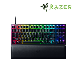 Razer Huntsman V2 Gaming Keyboard (Soft cushioned keys, Clicky Optical Switch, Cable Routing)