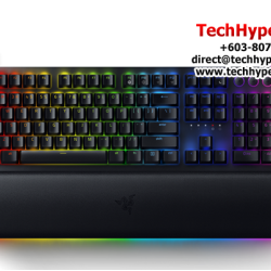 Razer Huntsman V2 Analog Gaming Keyboard (Soft cushioned keys, Dedicated Media Keys, Cable Routing)