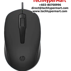 HP WIRED 150 Mouse (3-button, 1600 dpi, Wired, optical Sensor)