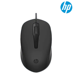 HP WIRED 150 Mouse (3-button, 1600 dpi, Wired, optical Sensor)