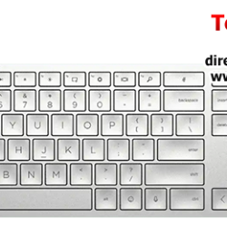 HP Keyboard W/L Programmable 970 Keyboard (Full range keys, Bluetooth, Wireless)
