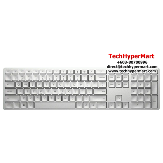 HP Keyboard W/L Programmable 970 Keyboard (Full range keys, Bluetooth, Wireless)