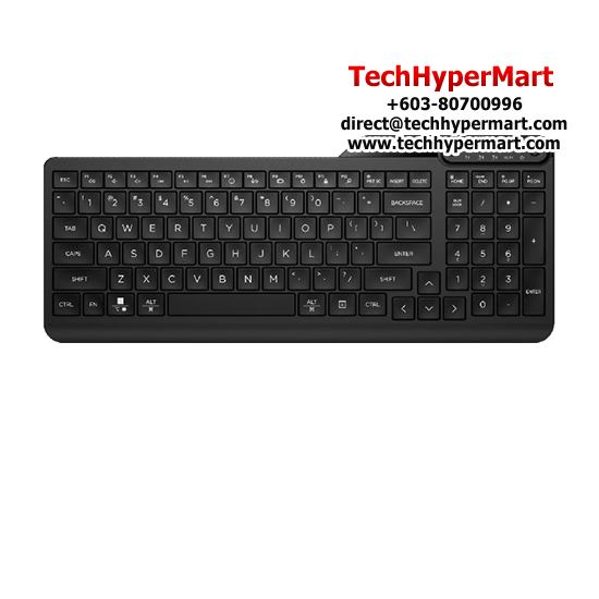 HP 460 Multi-Device Bluetooth Keyboard (10 million keystrokes, 2 x AA, Wireless)