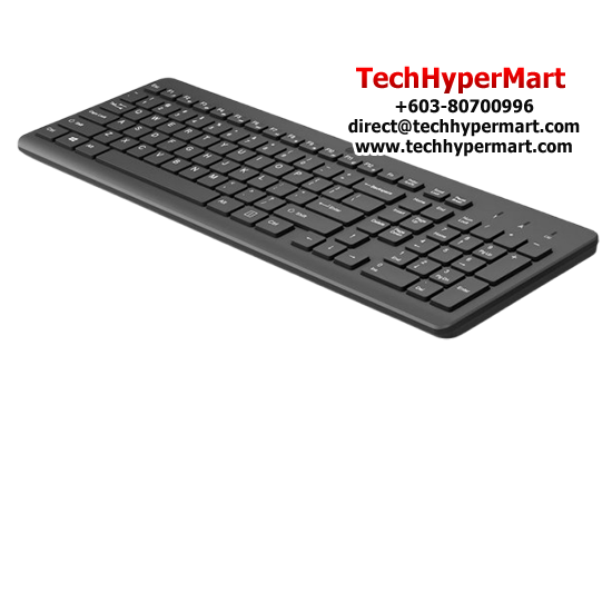 HP 220 Wireless Keyboard (10 million keystrokes, 2 x AA, Wireless)