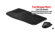 HP 680 Comfort Dual Mode Keyboard & Mouse (7 Button, 2 AAA batteries, Wireless)