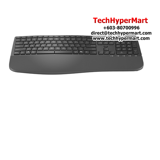 HP 680 Comfort Dual-Mode Keyboard (12 million keystrokes, AES 128 bits, Wireless)