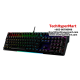 Kingston HyperX ALLOY MKW100 Gaming Keyboard (Dynamic Rgb Lighting Effects, Durable Aluminum Frame, N-key)