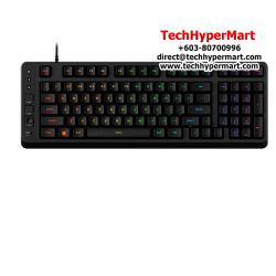 HyperX Eve 1800 Gaming Keyboard  (12-key, Membrane Switches, Per key RGB lighting)