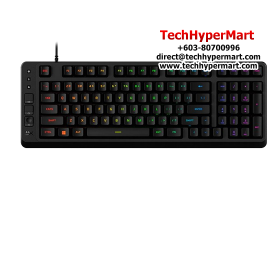 HyperX Eve 1800 Gaming Keyboard  (12-key, Membrane Switches, Per key RGB lighting)