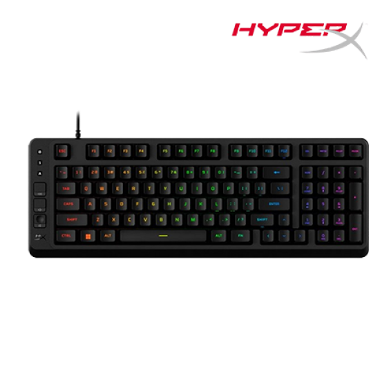 HyperX Eve 1800 Gaming Keyboard  (12-key, Membrane Switches, Per key RGB lighting)