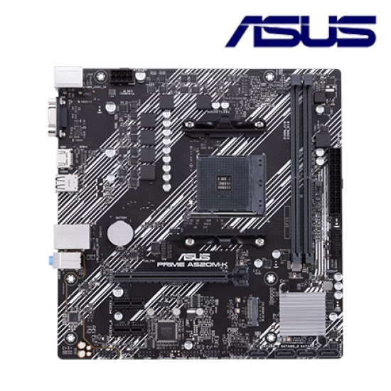 Asus PRIME A520M-K/CSM Motherboard (mATX, AMD A520 Chipset, Socket AM4, DDR4 memory compatibility) Asus PRIME A520M-K/CSM Motherboard (mATX, AMD A520 Chipset, Socket AM4, DDR4 memory compatibility)