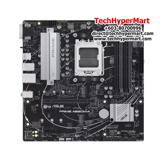 Asus PRIME A620M-A Motherboard (Micro-ATX, AMD A620 Chipset, Socket AM5, DDR5 memory compatibility) Asus PRIME A620M-A Motherboard (Micro-ATX, AMD A620 Chipset, Socket AM5, DDR5 memory compatibility)