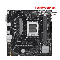 Asus PRIME A620M-K-CSM Motherboard (Micro-ATX, AMD A620 Chipset, Socket AM5, DDR5 memory compatibility)