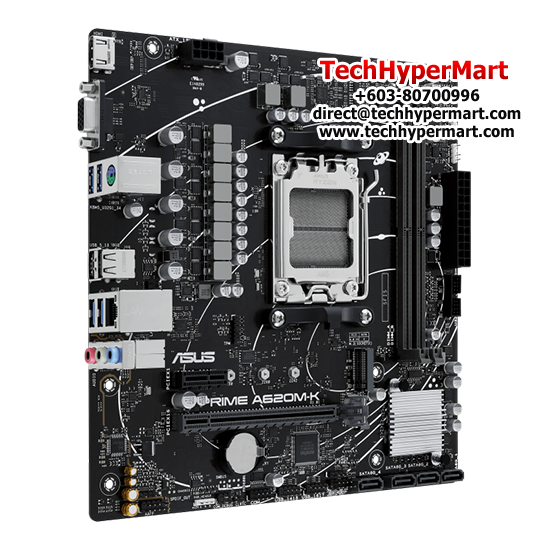 Asus PRIME A620M-K-CSM Motherboard (Micro-ATX, AMD A620 Chipset, Socket AM5, DDR5 memory compatibility) Asus PRIME A620M-K-CSM Motherboard (Micro-ATX, AMD A620 Chipset, Socket AM5, DDR5 memory compatibility)