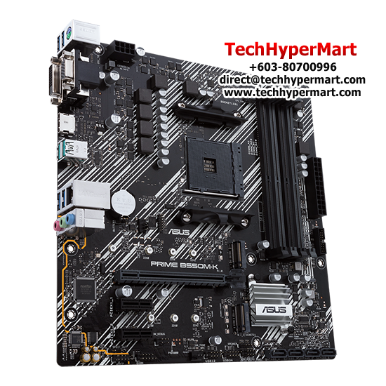 Asus PRIME B550M-K-CSM Motherboard (mATX, AMD B550 Chipset, Socket AM4, DDR4 memory compatibility) Asus PRIME B550M-K-CSM Motherboard (mATX, AMD B550 Chipset, Socket AM4, DDR4 memory compatibility)