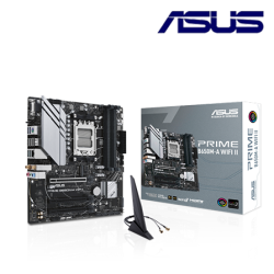 Asus PRIME B650M-A WIFI II Motherboard (M-ATX, AMD B650 Chipset, Socket AM5, DDR5 memory compatibility)