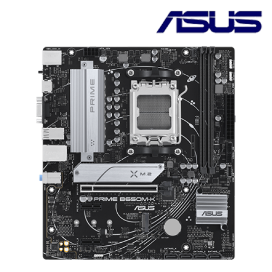 Asus PRIME B650M-K-CSM Motherboard (Micro-ATX, AMD B650 Chipset, Socket AM5, DDR5 memory compatibility) Asus PRIME B650M-K-CSM Motherboard (Micro-ATX, AMD B650 Chipset, Socket AM5, DDR5 memory compatibility)