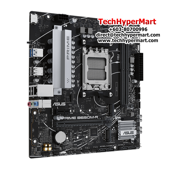 Asus PRIME B650M-R Motherboard (Micro-ATX, AMD B650 Chipset, Socket AM5, DDR5 memory compatibility) Asus PRIME B650M-R Motherboard (Micro-ATX, AMD B650 Chipset, Socket AM5, DDR5 memory compatibility)