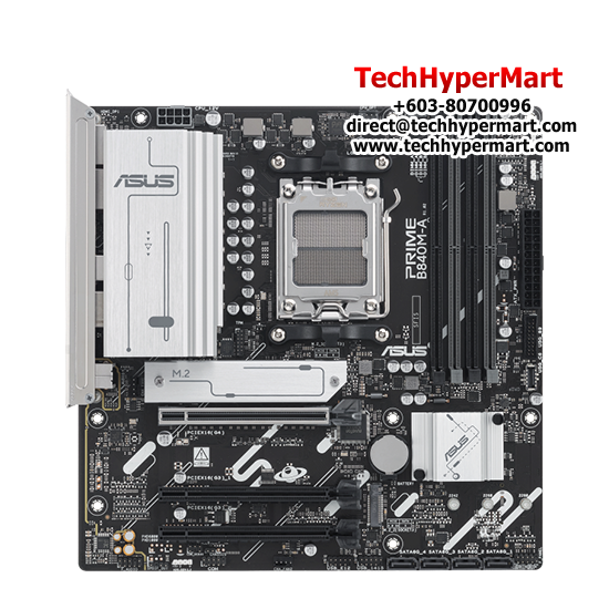 Asus PRIME B840M-A-CSM Motherboard (Micro-ATX, AMD B840 Chipset, Socket AM5, DDR5 memory compatibility) Asus PRIME B840M-A-CSM Motherboard (Micro-ATX, AMD B840 Chipset, Socket AM5, DDR5 memory compatibility)