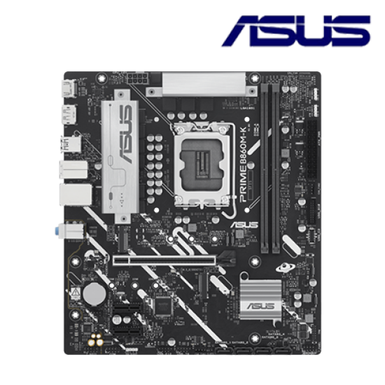 Asus PRIME B860M-K-CSM Motherboard (Micro-ATX, AMD B860 Chipset, Socket LGA1851, DDR5 memory compatibility) Asus PRIME B860M-K-CSM Motherboard (Micro-ATX, AMD B860 Chipset, Socket LGA1851, DDR5 memory compatibility)