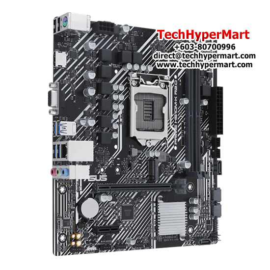 Asus PRIME H510M-K R2.0 Motherboard (Micro-ATX, Intel H470 Chipset, Socket LGA1200, DDR4 memory compatibility) Asus PRIME H510M-K R2.0 Motherboard (Micro-ATX, Intel H470 Chipset, Socket LGA1200, DDR4 memory compatibility)