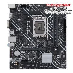 Asus PRIME H610M-K D4 Motherboard (M-ATX, Intel B660 Chipset, Socket LGA1700, DDR4 memory compatibility)