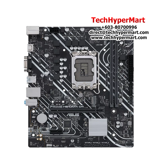 Asus PRIME H610M-K D4-CSM Motherboard (mATX, Intel H610 Chipset, Socket LGA1700, DDR4 memory compatibility) Asus PRIME H610M-K D4-CSM Motherboard (mATX, Intel H610 Chipset, Socket LGA1700, DDR4 memory compatibility)