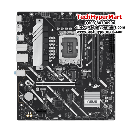 Asus PRIME H810M-A Motherboard (Micro-ATX, Intel H810 Chipset, Socket LGA1851, DDR5 memory compatibility) Asus PRIME H810M-A Motherboard (Micro-ATX, Intel H810 Chipset, Socket LGA1851, DDR5 memory compatibility)