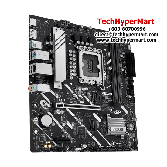 Asus PRIME H810M-A Motherboard (Micro-ATX, Intel H810 Chipset, Socket LGA1851, DDR5 memory compatibility) Asus PRIME H810M-A Motherboard (Micro-ATX, Intel H810 Chipset, Socket LGA1851, DDR5 memory compatibility)