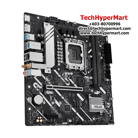 Asus PRIME H810M-A WIFI Motherboard (Micro-ATX, Intel H810 Chipset, Socket LGA1851, DDR5 memory compatibility) Asus PRIME H810M-A WIFI Motherboard (Micro-ATX, Intel H810 Chipset, Socket LGA1851, DDR5 memory compatibility)