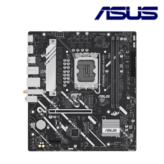 Asus PRIME H810M-A WIFI Motherboard (Micro-ATX, Intel H810 Chipset, Socket LGA1851, DDR5 memory compatibility) Asus PRIME H810M-A WIFI Motherboard (Micro-ATX, Intel H810 Chipset, Socket LGA1851, DDR5 memory compatibility)