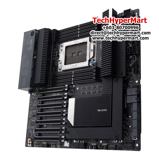 Asus PRO WS WRX80E-SAGE SE WIFI II Motherboard (E-ATX, AMD WRX80 Chipset, Socket SWEX8, DDR4 memory compatibility) Asus PRO WS WRX80E-SAGE SE WIFI II Motherboard (E-ATX, AMD WRX80 Chipset, Socket SWEX8, DDR4 memory compatibility)