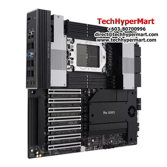 Asus PRO WS WRX90E-SAGE SE Motherboard (EEB, AMD WRX90 Chipset, Socket STR5, DDR5 memory compatibility) Asus PRO WS WRX90E-SAGE SE Motherboard (EEB, AMD WRX90 Chipset, Socket STR5, DDR5 memory compatibility)