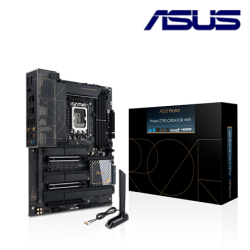Asus PROART Z790-CREATOR WIFI Motherboard (ATX, Intel Z790 Chipset, Socket LGA1700, DDR5 memory compatibility)