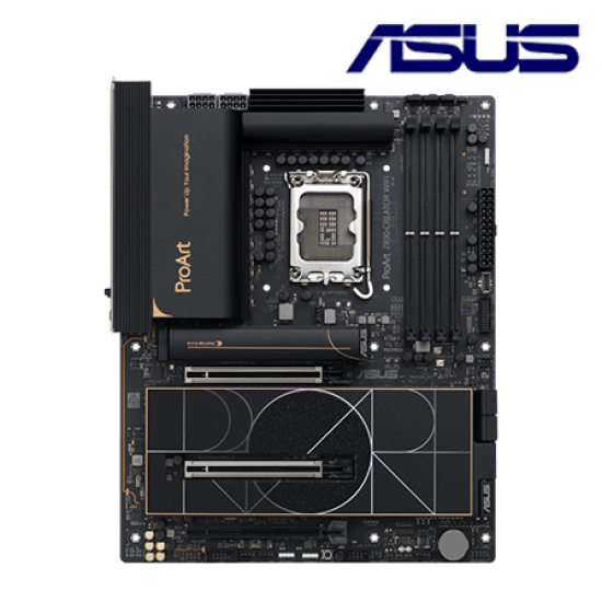 Asus PROART Z890-CREATOR WIFI Motherboard (ATX, Intel Z890 Chipset, Socket LGA1851, DDR5 memory compatibility) Asus PROART Z890-CREATOR WIFI Motherboard (ATX, Intel Z890 Chipset, Socket LGA1851, DDR5 memory compatibility)