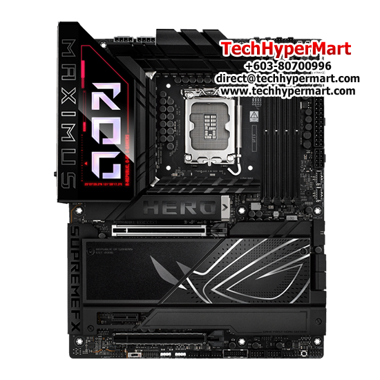 Asus ROG-MAXIMUS-Z890-HERO Motherboard (ATX, Intel Z890 Chipset, Socket LGA1851, DDR5 memory compatibility) Asus ROG-MAXIMUS-Z890-HERO Motherboard (ATX, Intel Z890 Chipset, Socket LGA1851, DDR5 memory compatibility)