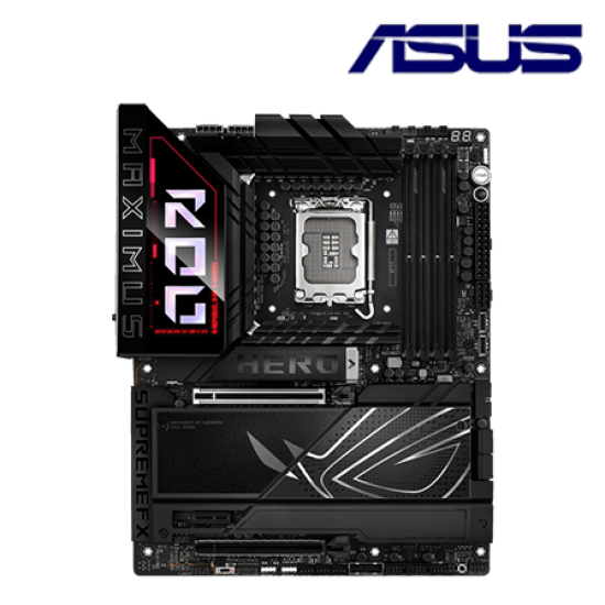 Asus ROG-MAXIMUS-Z890-HERO Motherboard (ATX, Intel Z890 Chipset, Socket LGA1851, DDR5 memory compatibility) Asus ROG-MAXIMUS-Z890-HERO Motherboard (ATX, Intel Z890 Chipset, Socket LGA1851, DDR5 memory compatibility)