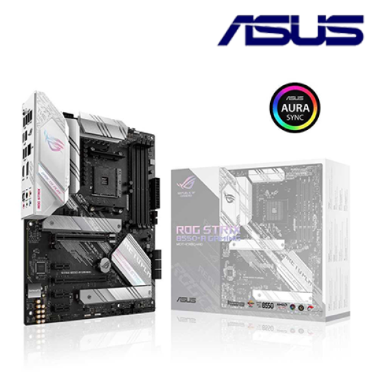 Asus ROG STRIX B550-A GAMING Motherboard (ATX, AMD B550 Chipset, Socket AM4, DDR4 memory compatibility) Asus ROG STRIX B550-A GAMING Motherboard (ATX, AMD B550 Chipset, Socket AM4, DDR4 memory compatibility)