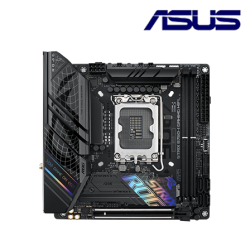 Asus ROG STRIX B760-I GAMING WIFI Motherboard (Mini-ITX, Intel B760 Chipset, Socket LGA1700, DDR5 memory compatibility)