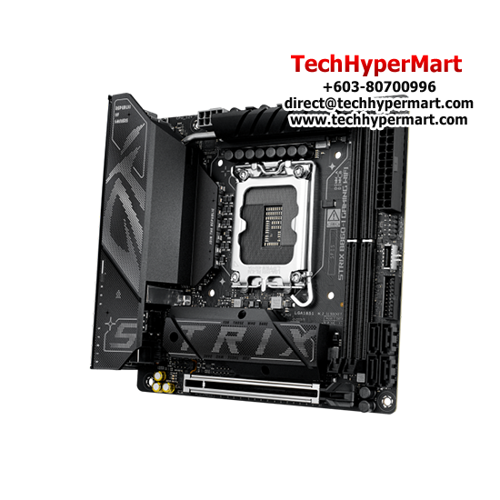 Asus ROG STRIX B860-I GAMING WIFI Motherboard (Mini-ITX, Intel B860 Chipset, Socket LGA1851, DDR5 memory compatibility) Asus ROG STRIX B860-I GAMING WIFI Motherboard (Mini-ITX, Intel B860 Chipset, Socket LGA1851, DDR5 memory compatibility)